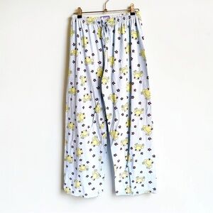 Vintage Frog Print Pajama Pants